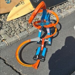 Orange and Blue Track Set